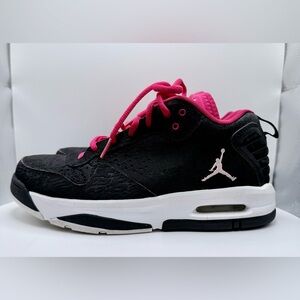 Nike‎ Girls Air Jordan After Game 2 487605-009 Black Sneaker Shoes Size 6Y